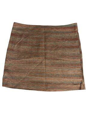 Ann Taylor Loft Womens Woven‎ Multicolor Mini Skirt 16 Office Casual Travel